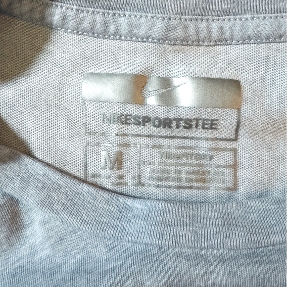 Nike Dri-FIT Women's Crew Running Top Long Sleeve Athletic Sports Tee Shirt Grey - Picture 5 of 6